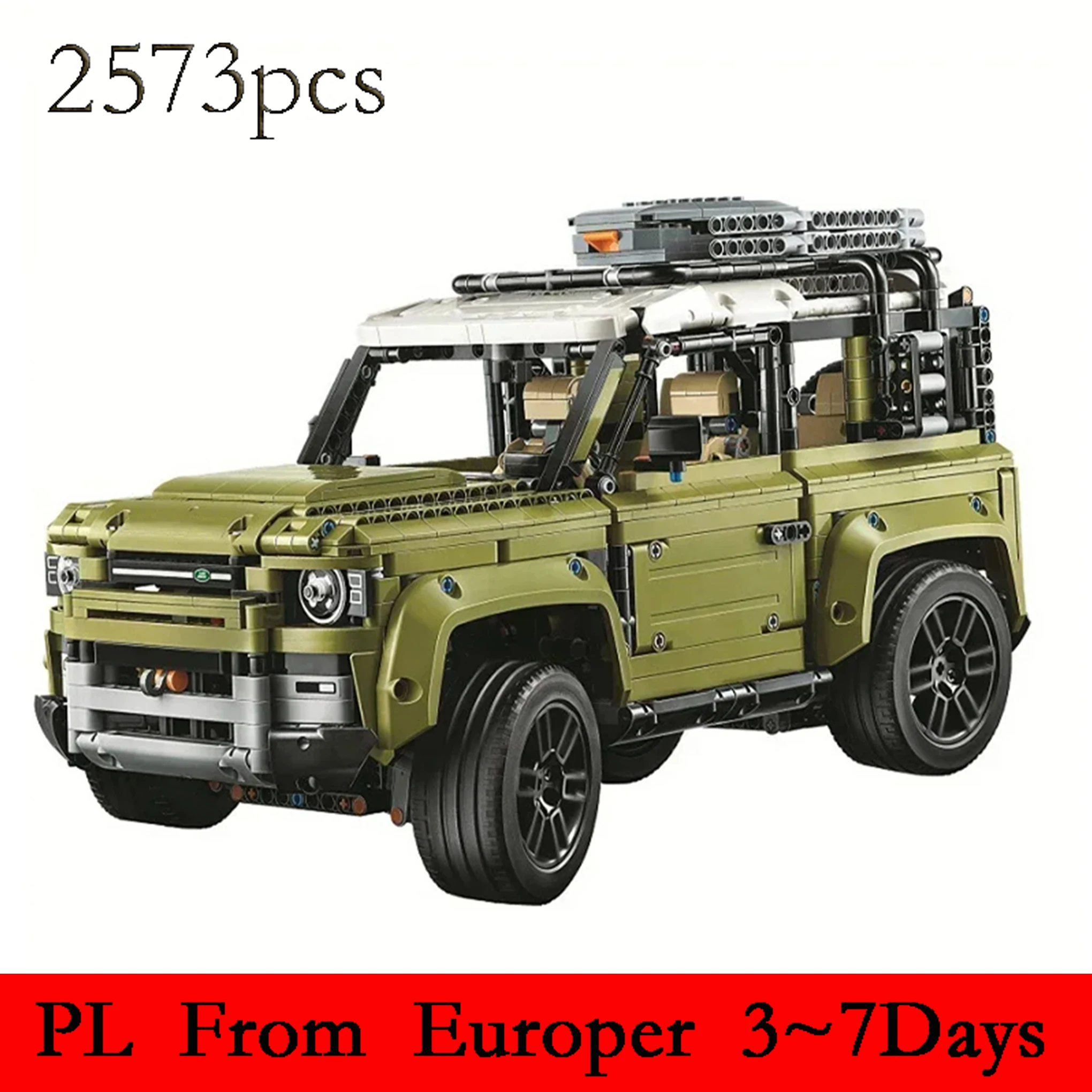 2573pcs SuperCar Defender Off-road Building Blocks Car Model Vehicle Brick Toys For Boys Girls Adult Birthday Gift 42110