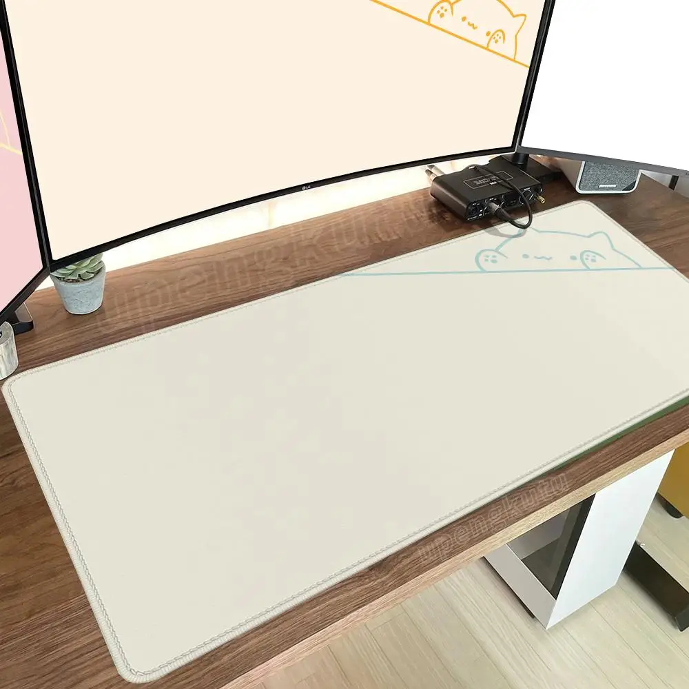 

Cartoon Cute Cat Animal Simplicity Mouse pad 60x30cm Table Mat Gaming XXL Mousepad Keyboard Desktop Mat For Office Work