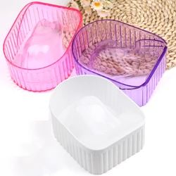 Nail Soaking Bowl Acrylic Soak Off Gel Polish Dip Powder Remover Manicure Bowl For Home Bowl For Nail Art Hands Gel Soak Off