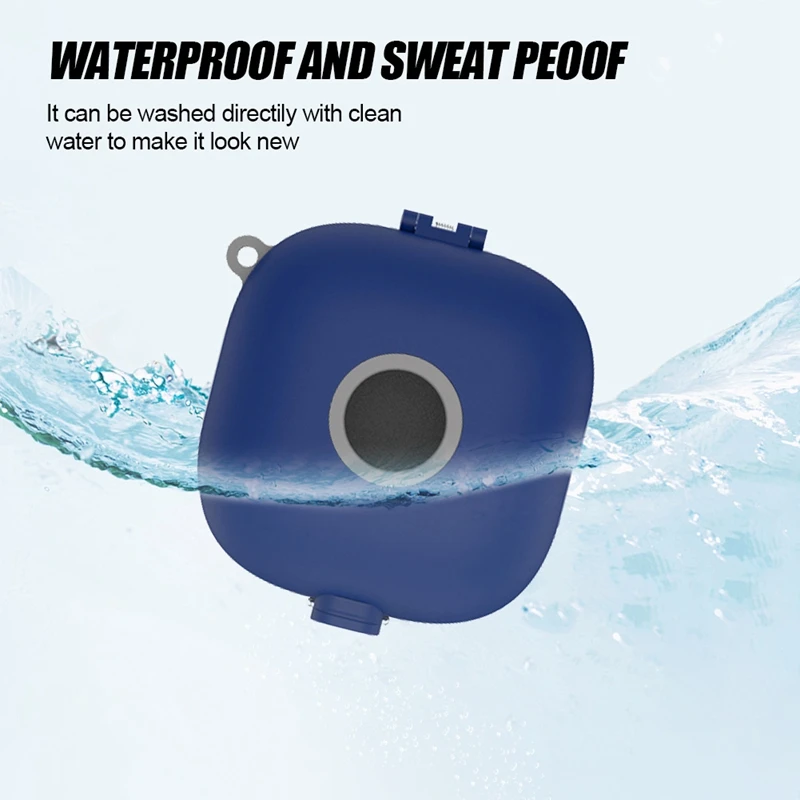 Casing penutup Headphone, dudukan kotak pengisian daya dengan Carabiner Lanyard penyerapan guncangan untuk Beats Fit Pro