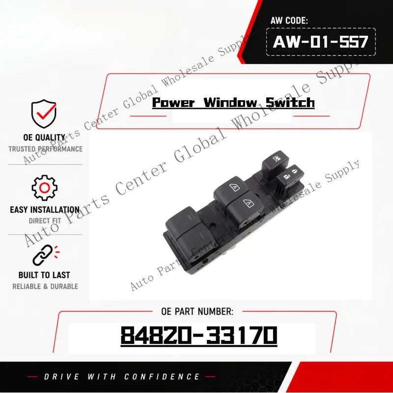 L+ Electric Power Window Master Control Switch For 2003-2008 Toyota Corolla Matrix