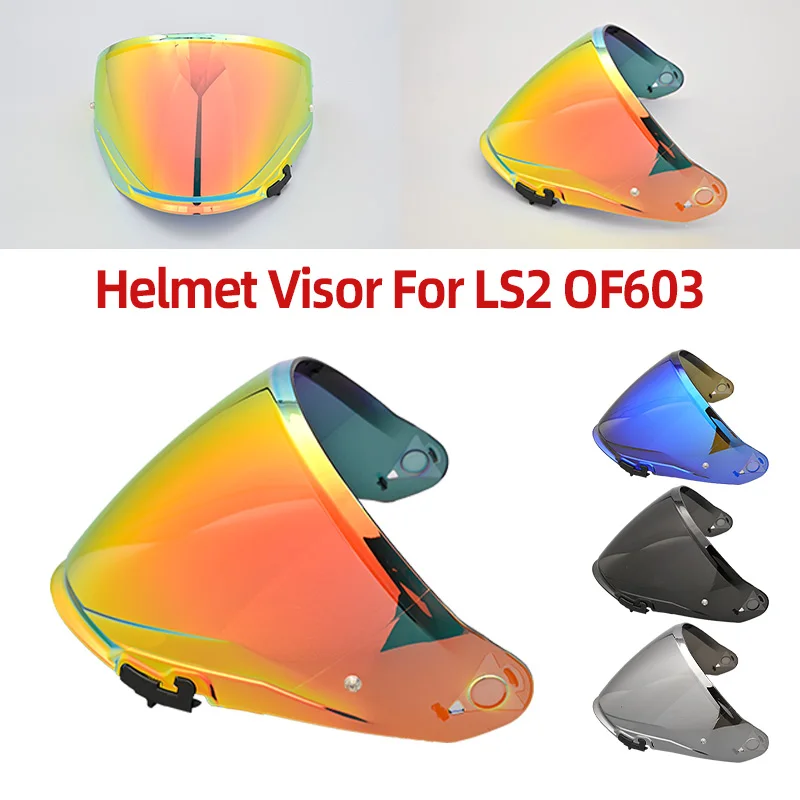Helmvizier voor LS2 OF603 Infinity II Helmlens Kleuroptie Zonbescherming UV-bescherming Helmvizieren of603 accesorios moto