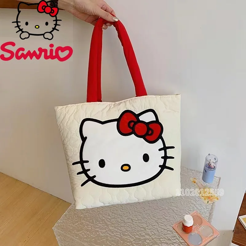 

Hello Kitty новая женская сумка Элитный бренд женская сумка на плечо большая вместительная женская сумка с героями мультфильмов высокого качества