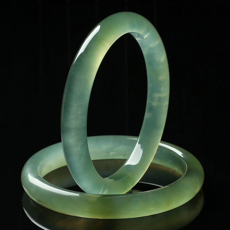 New Natural High Ice Thin Strip Green Bracelet