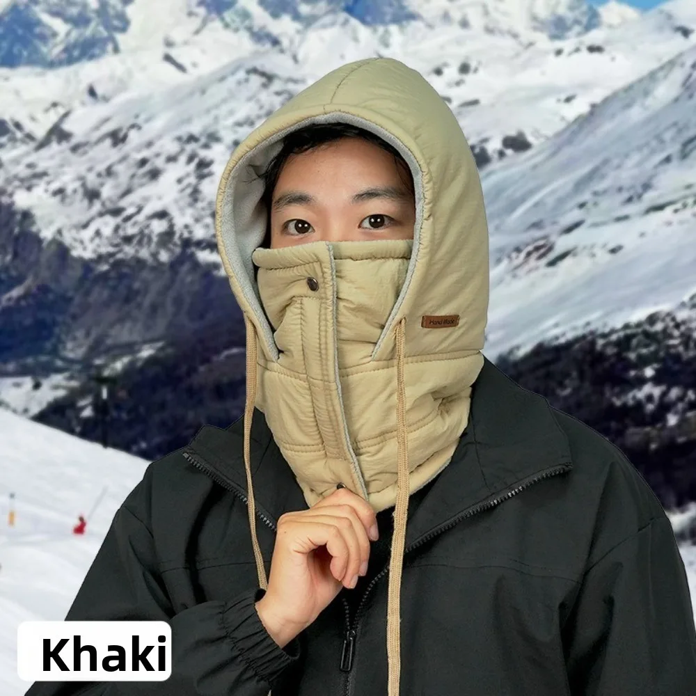 

New Warm Scarf Mask Integrated Hat Windproof Breathable Pullover Cap Coldproof Waterproof Balaclava Outdoor Sports