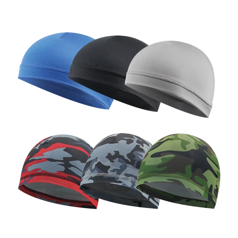 Quick Dry Cycling Skull Under Helmet Running Beanie for Head Wrap Sports Skull Windproof Motorcycle