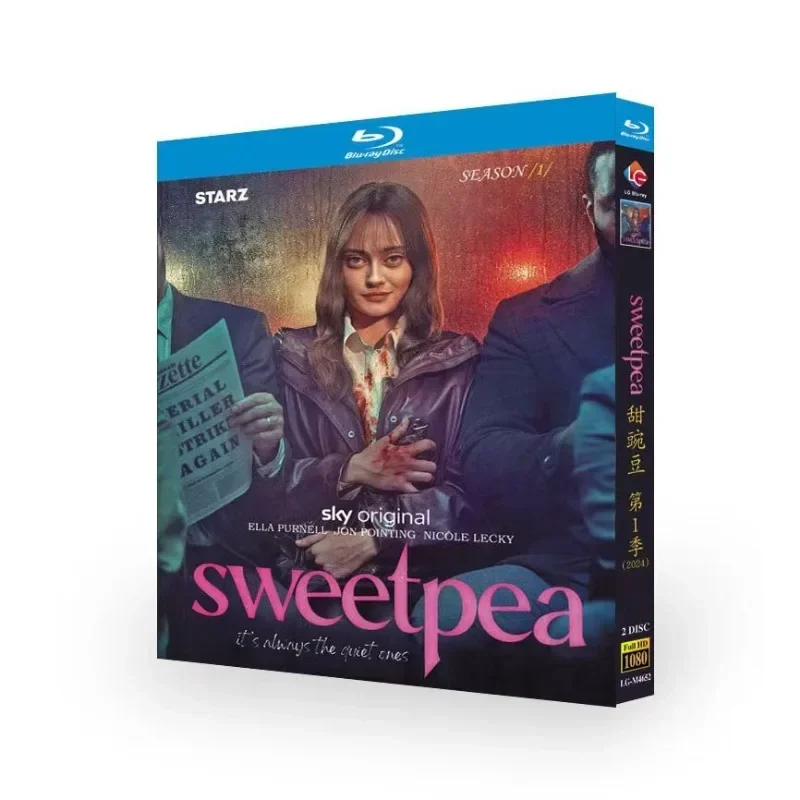 Sweetpea: Staffel 1 (2024) 2-Disc Blu-ray Disc 1080P All Region Play Versiegelte Box