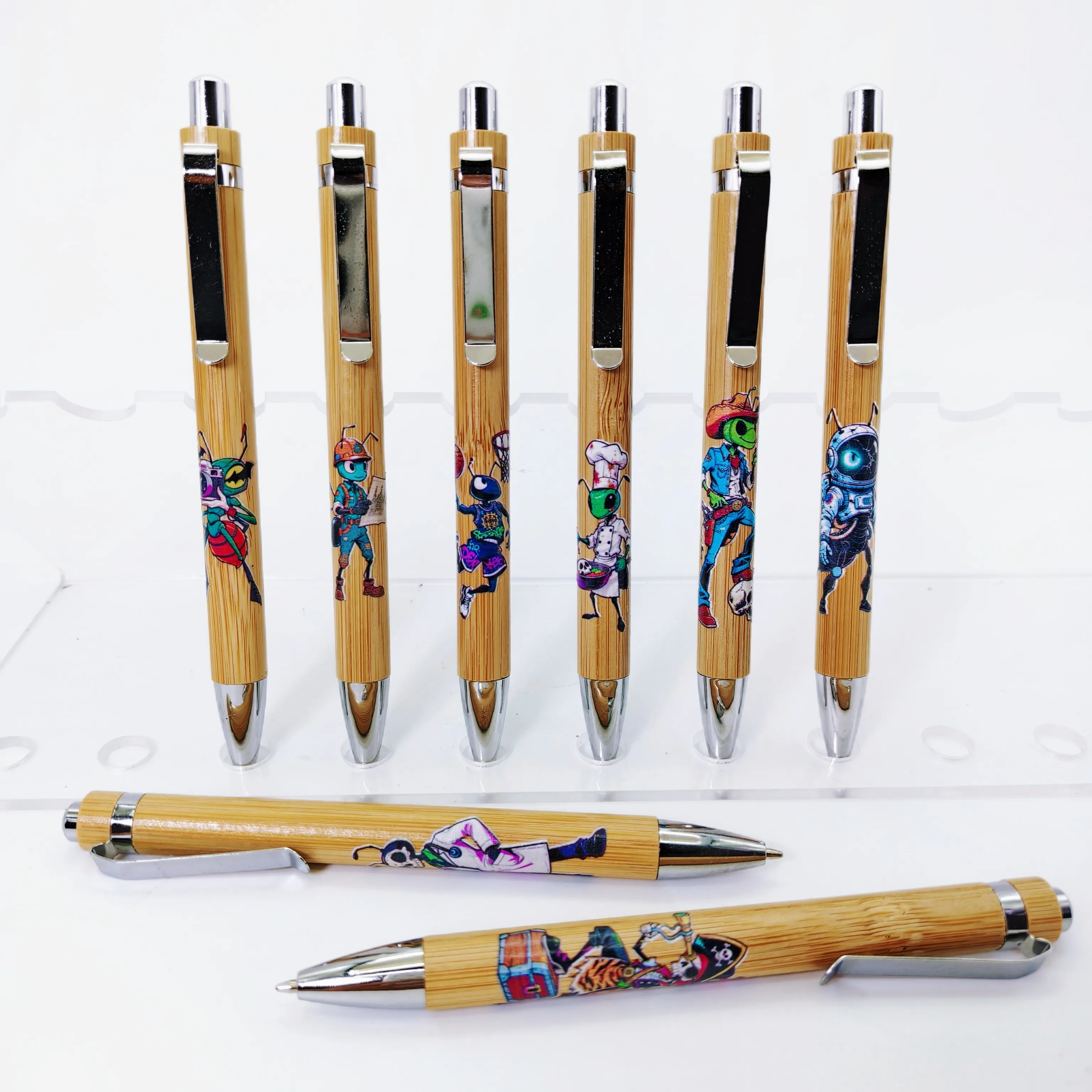 

8pcs/12pcs Creative Ant themed Ballpoint Pen Ant Professional Set Ballpoint Pen Student Writing Gift Pen