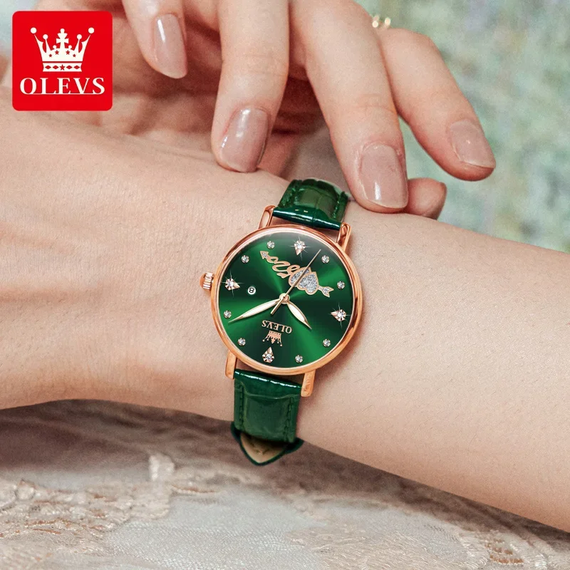 

OLEVS 5509 brand watch with one arrow piercing the heart popular Valentine's Day quartz watch for women