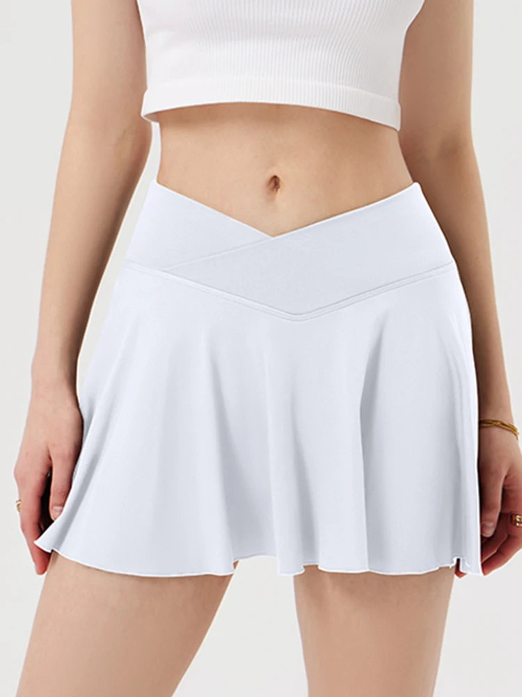 2026 Women's High-Waisted Sports Mini Skirt Fashion Breathable Tennis Yoga Golf Skirt