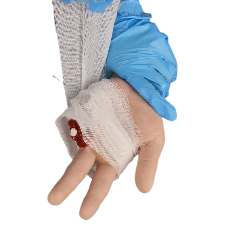 Wound Packing Hand Trainer, Wound Dressing Training Hand for Medical Education