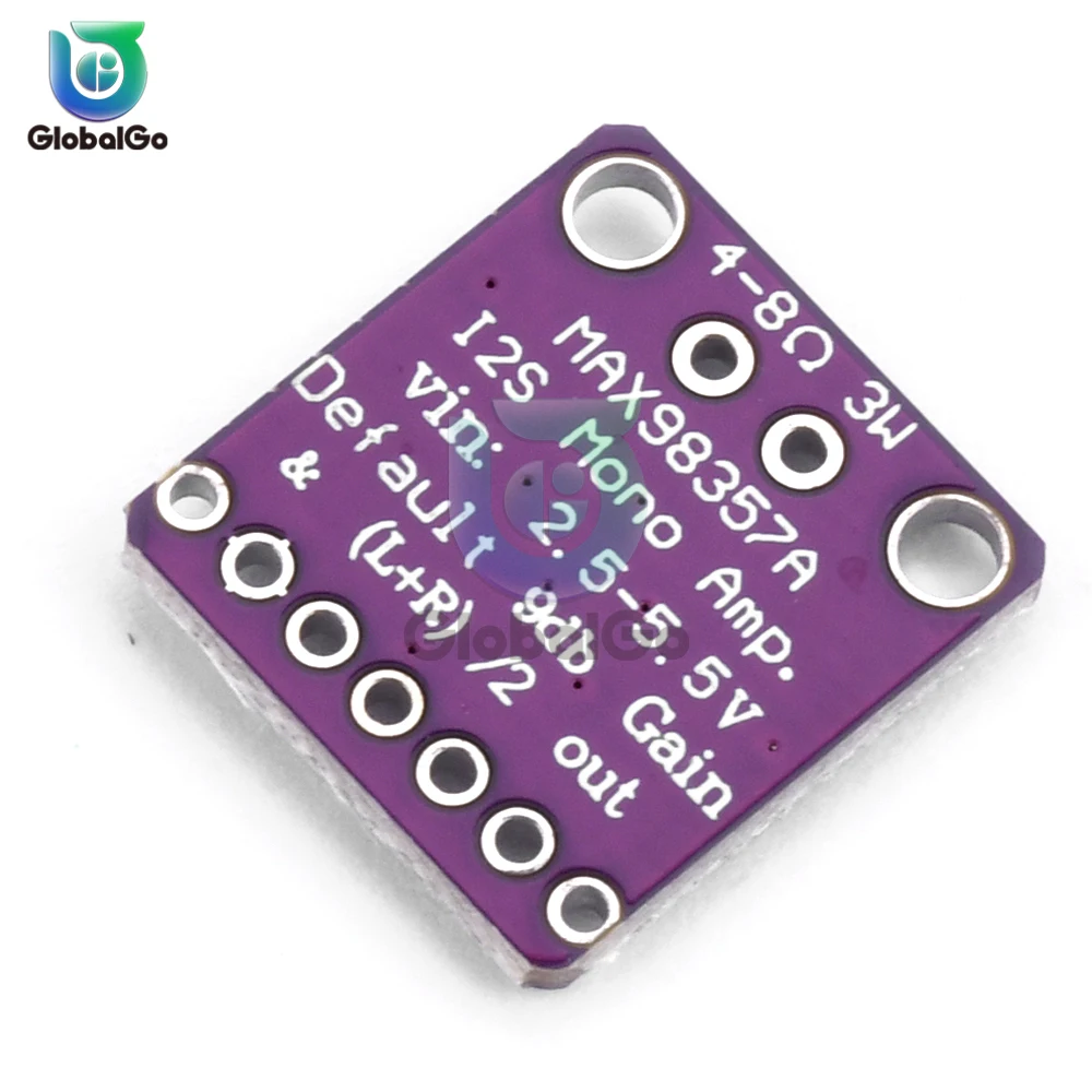 I2S 3W Class D เครื่องขยายเสียง Breakout Interface DAC ถอดรหัสโมดูล Filterless Audio BOARD สำหรับ Raspberry Pi Esp32