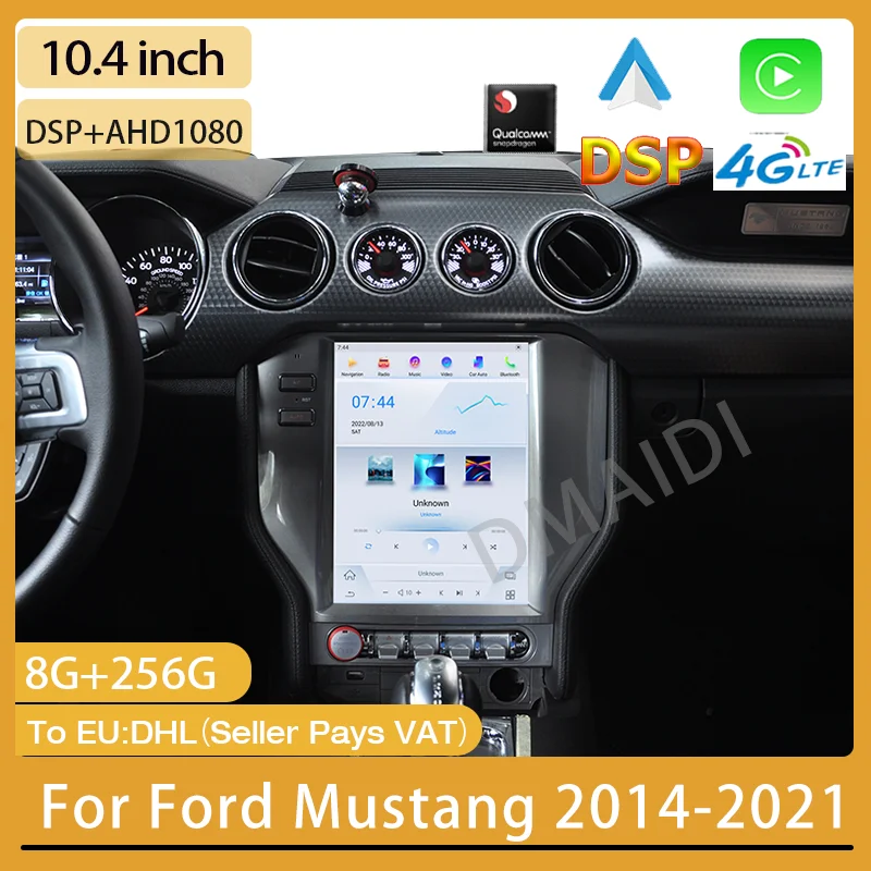 

Qualcomm Android 11 Tesla Multimedia Stereo For Ford Mustang 2014-2021 CarPlay Auto Navigation Audio Video Player IPS Head Unit