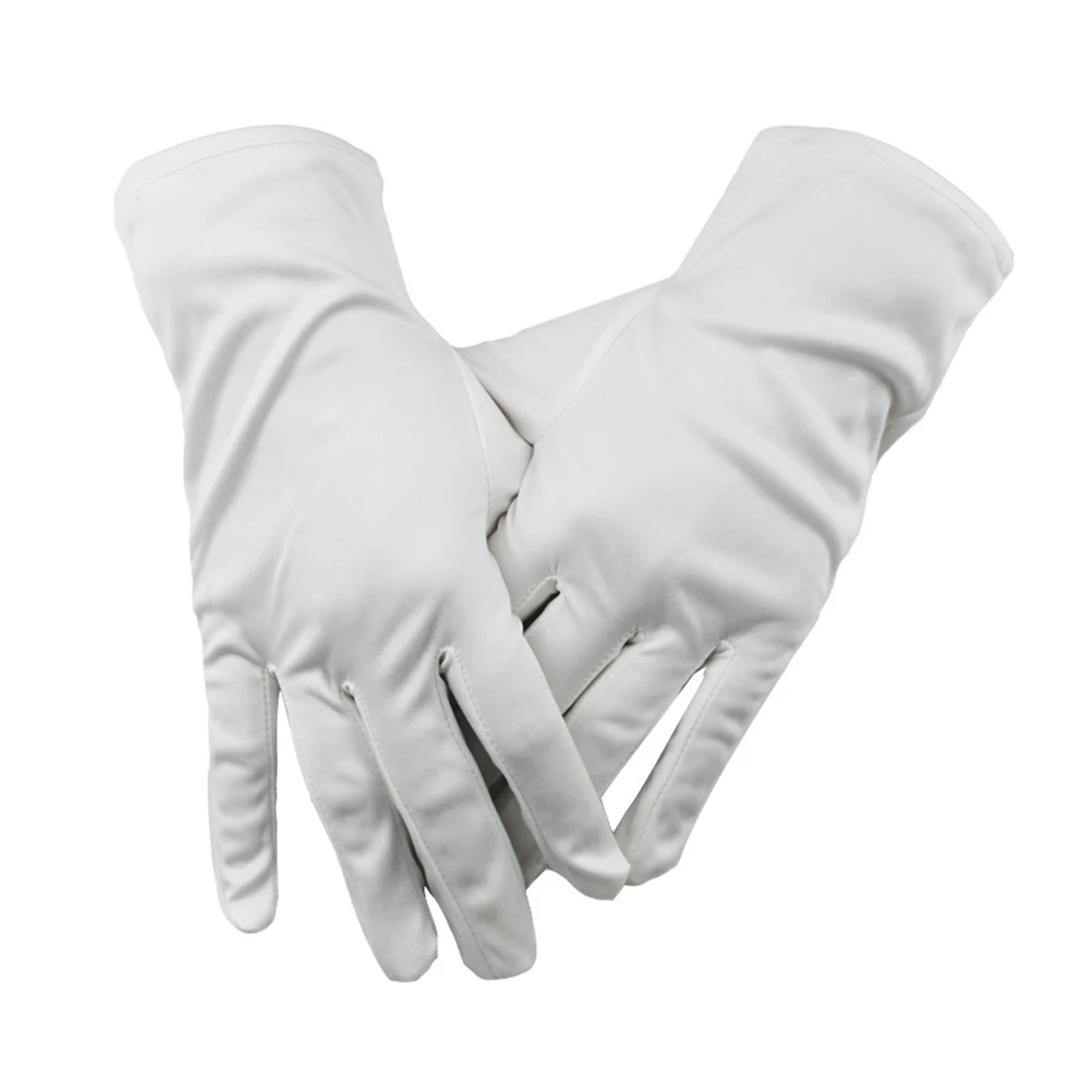 

5 Pair Dust free Cloth Gloves Polyester Protective Cover Ultrafine Cleaning Home Restaurant Labor Protection Anti static Durable