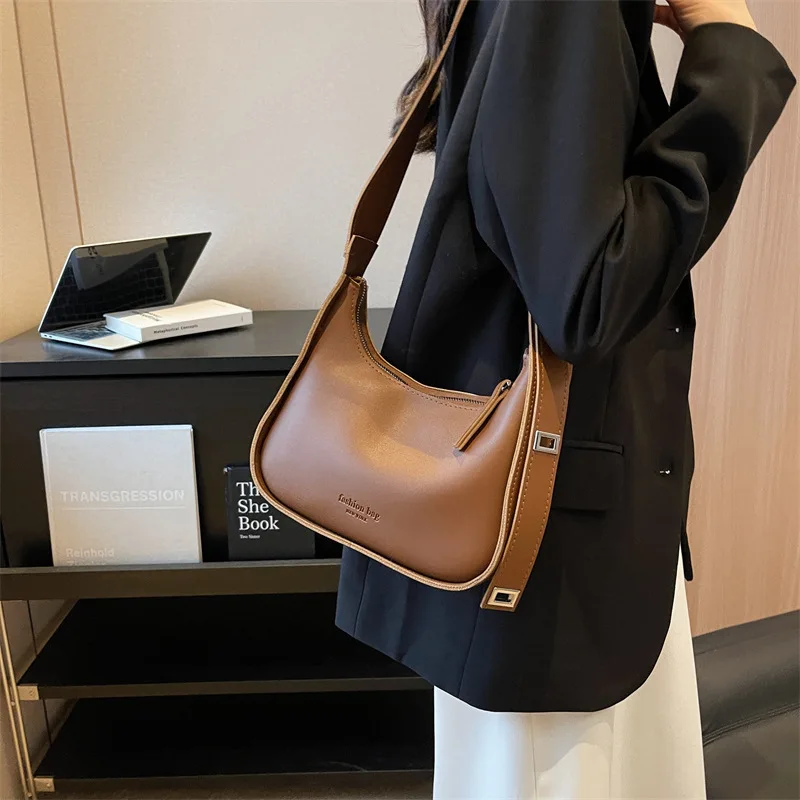 High-End Small Group Design Shoulder Bags For Women Trend Cute Fashion Female Versatile Casual Underarm Bag Dumpling Shape