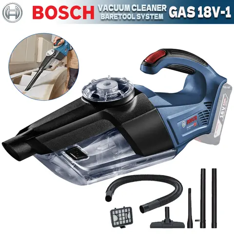 BOSCH GAS 18V-1 Professional 18V 무선 진공 청소기 건식 진공 청소기 소형 휴대용 송풍기 드릴 청소 GAS18V-1