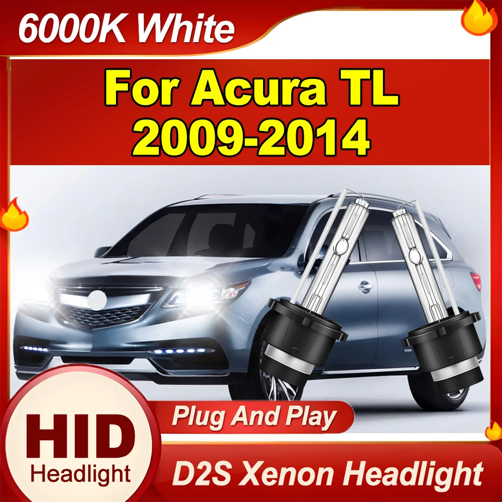 

2 шт. ксеноновые лампы HID фары D2S ксеноновые фары автомобильные фары 12 В Plug And Play 6000K супер яркий белый для Acura TL 2009-2014