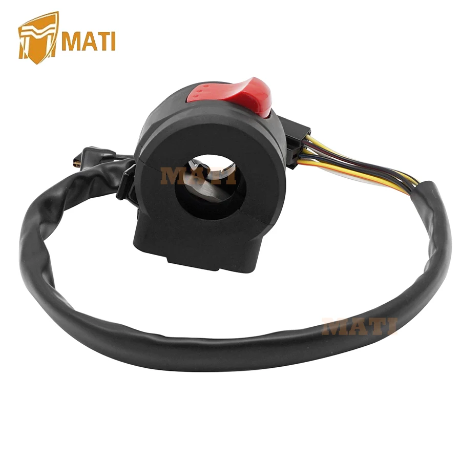 MATI-Interruptor de Control de manillar, botón de inicio y parada para Suzuki GSXR600, GSX-R600, GSXR750, GSX-R750, 2006-2007, 37200-01H30