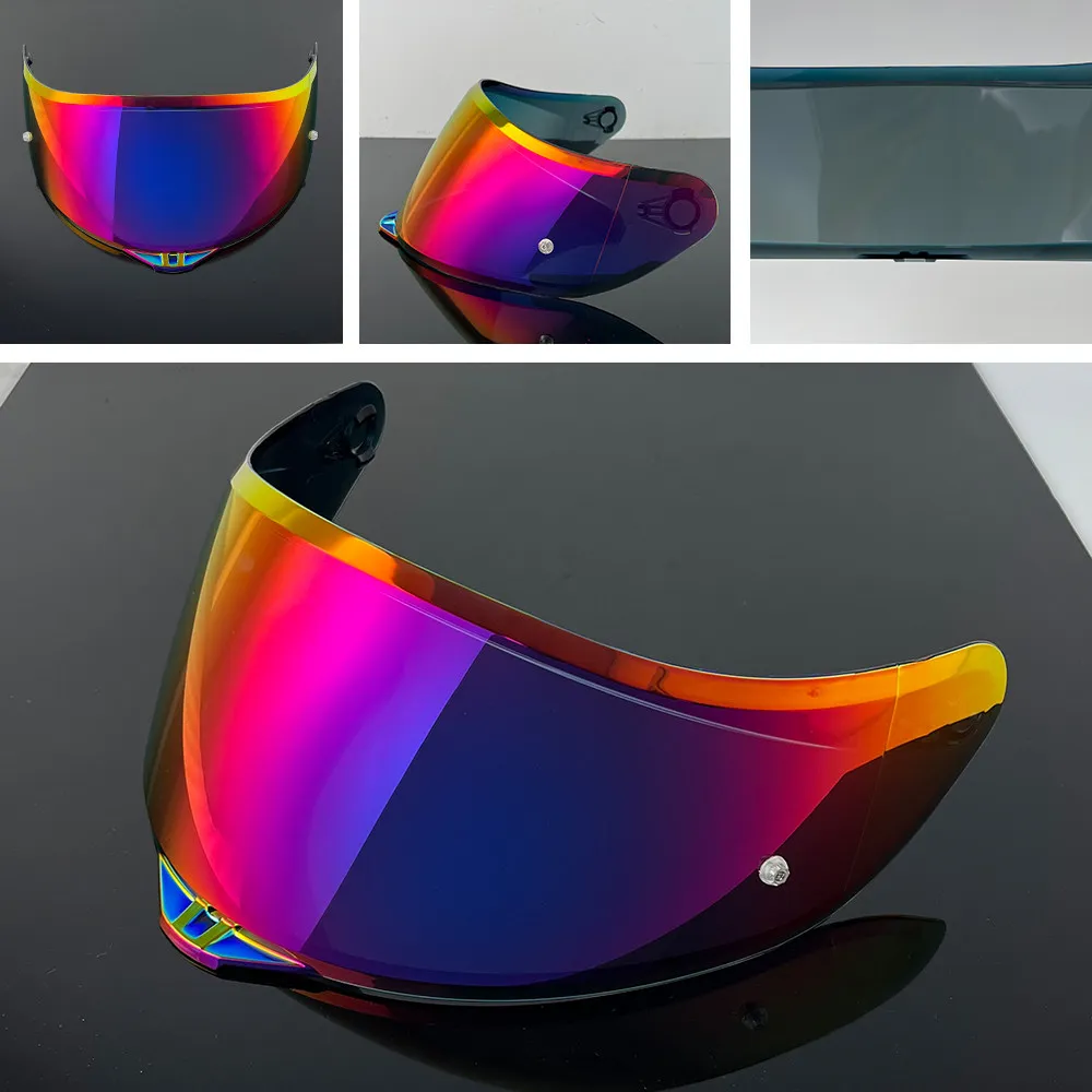 

Подходит для шлема AGV K5: солнцезащитная линза, ветрозащитное стекло, зеркало K5S, шлем K3SV, гальваническое покрытие K1S, универсальный для дневного и ночного использования.