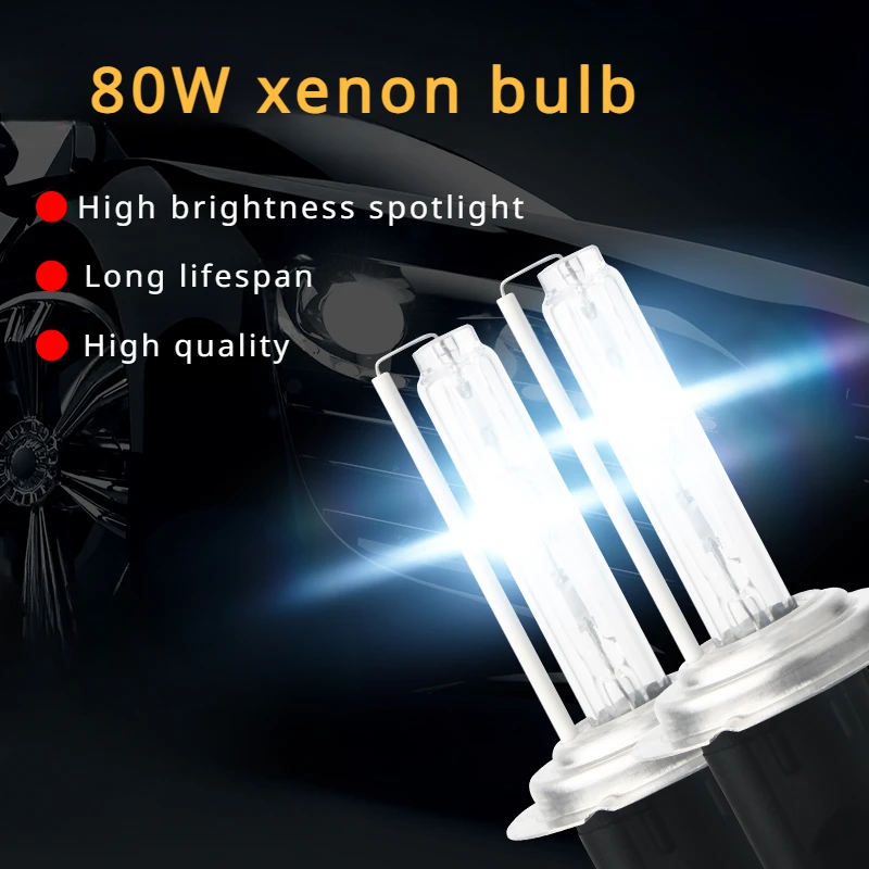 55W xenon headlight bulb  H1 H3 H7 H8 H9 H11 super bright car hernia lamp bulb 9012 modification.