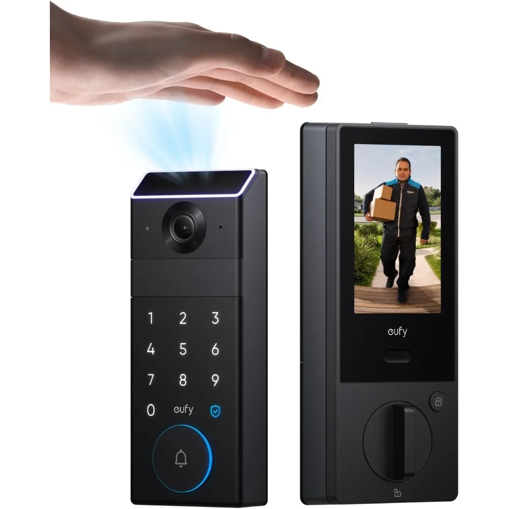 FamiLock S3 Max Smart Lock with Palm Vein Recognition - Keyless Entry Door Lock for Front Door