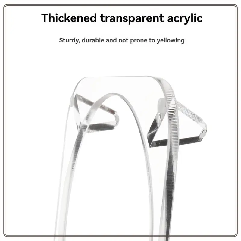 موثوق به - لجهاز Mac Mini M4 2024 حامل أكريليك لتثبيت سطح المكتب وتبديد الحرارة، موفر للمساحة، سهولة الوصول إلى زر الطاقة، لـ