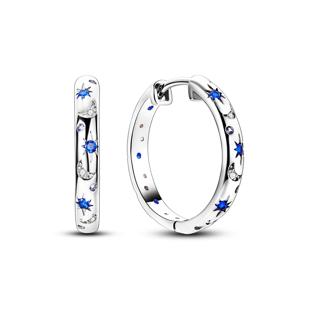 Bestseller 925 Sterling Silber Herz-Ohrringe Passend für Original-Charms Creolen für Frauen Mädchen Ohrstecker Feiner Schmuck Geschenke – Detail 38