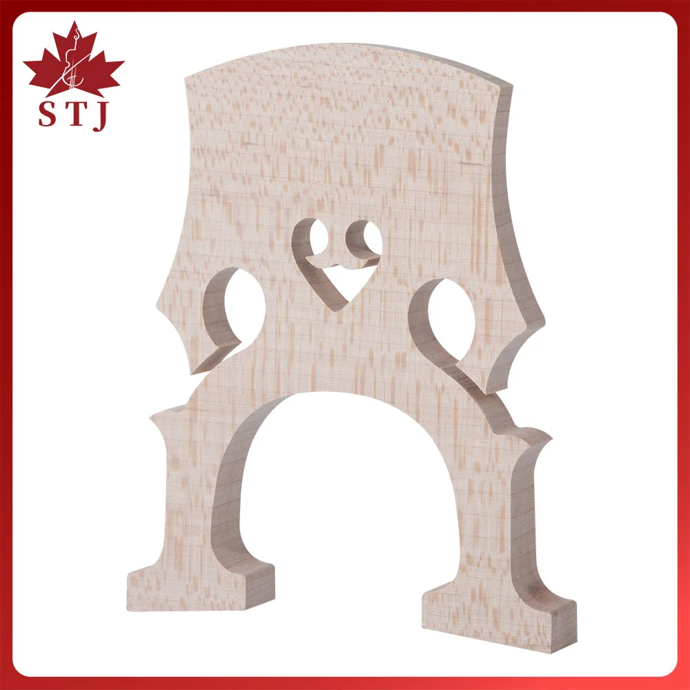 1/8-4/4 Upright Double Bass Separate Bridge Maple Wood Bridge Bass Accessories