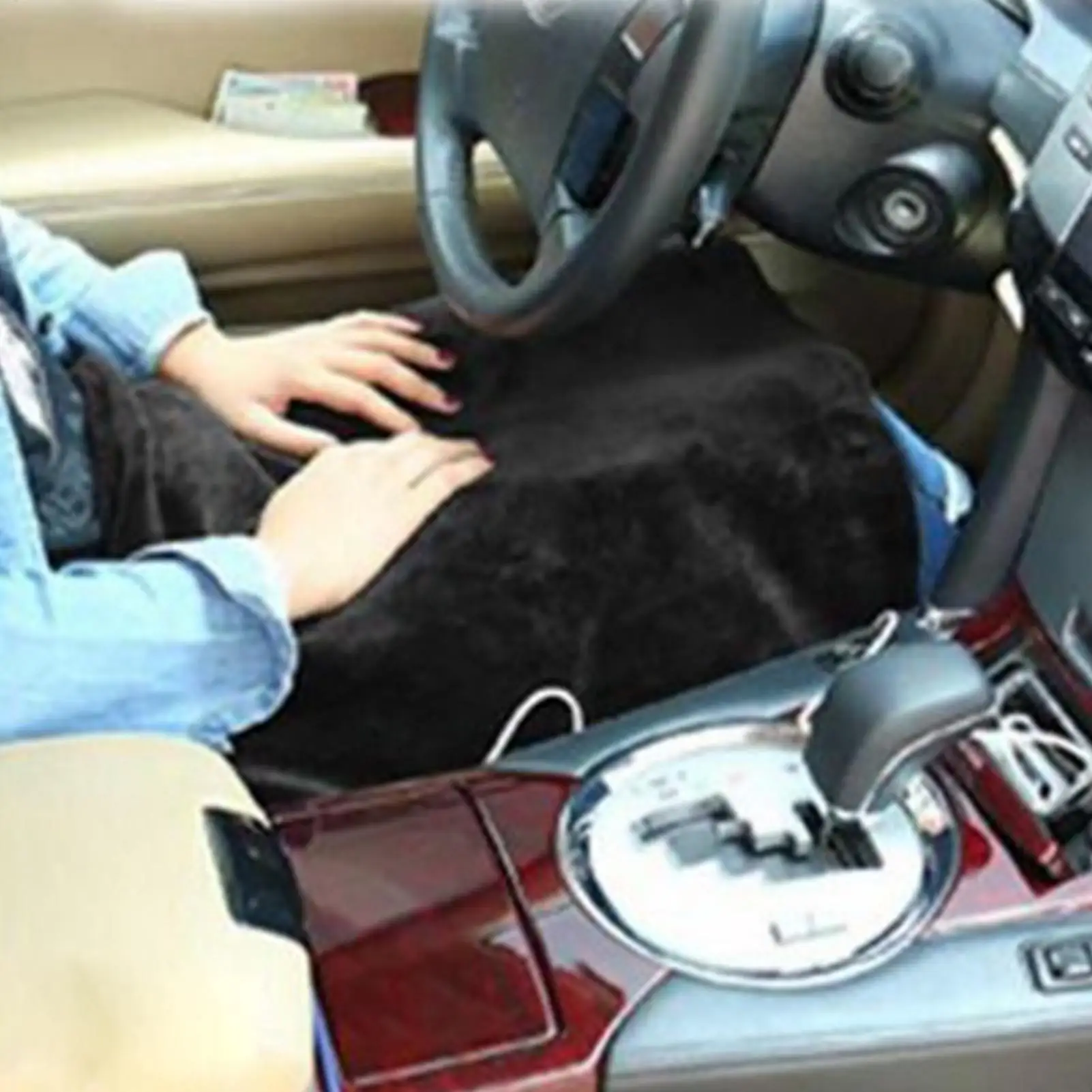 45*80cm USB 5V Electric Heating Shawl Washable 3 Heat Settings With Timing Function Heated Blanket Car Interior Accessories