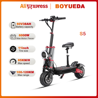 BOYUEDA S5 Electric Scooter 6000W Dual Motor 60V38AH Battery E-Scooter APP Controls Bluetooth Connection 11\