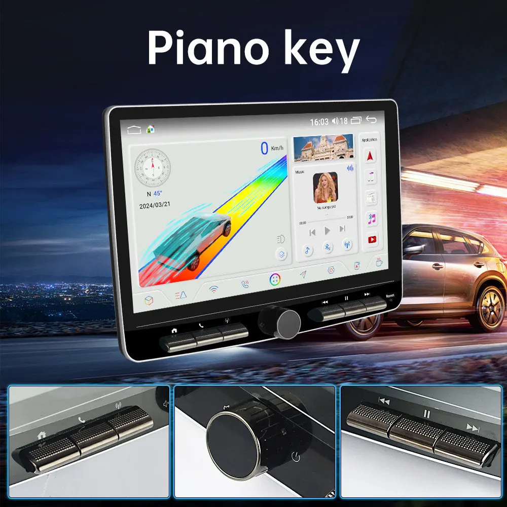 UIS7870 Android 13 Universal Car Radio Carplay auto WIFI6 360