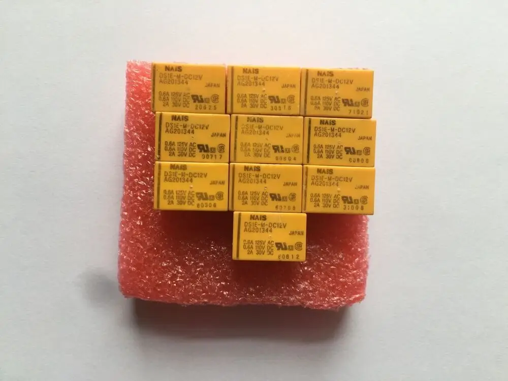 10PCS NAIS Relay DS1E-M-DC12V DS1EMDC12V New Free Shipping