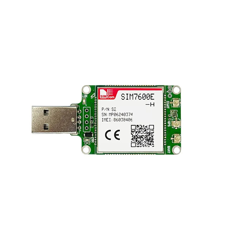 SIMcom-SIM7600E-H LTE CAT4 USB Dongle breakout kit, TE-A, 1 piezas