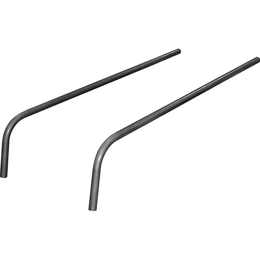 

Roll Cage, Strut Kit, Weld-On, Forward Strut, Pre Bent, 65 in Long, 14 in Leg, 1-5/8 in OD, 0.134 in Wall, Steel, Natural, Pair