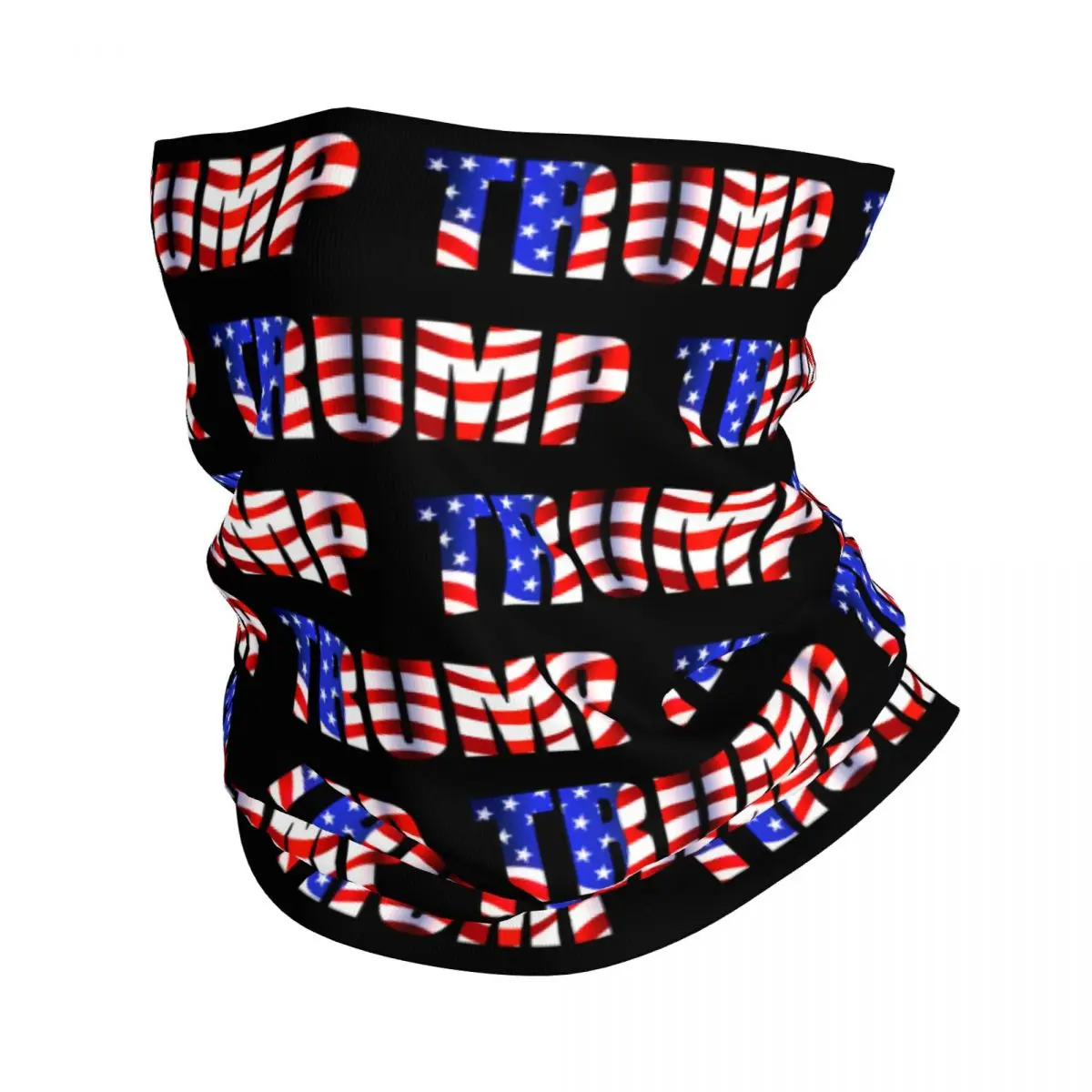 Donald TRUMP Maga Bandana Neck Gaiter United States Flag Balaclavas Mask Scarf Multi-use Headwear Fishing for Men Adult Winter