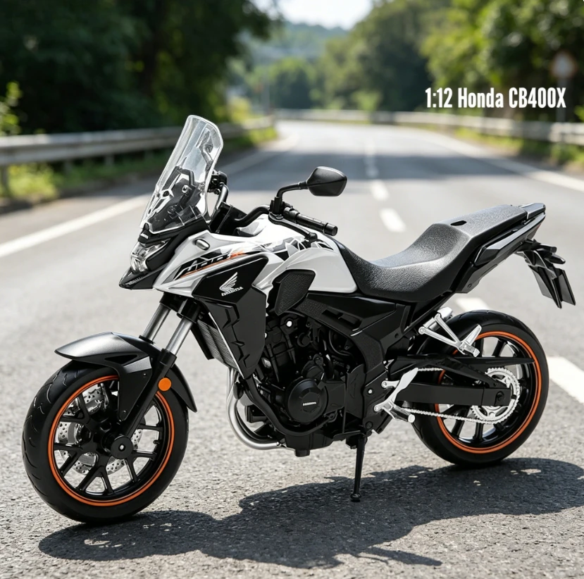 

Genuine Color Amber CCA1:12 CB400X Alloy Simulation Motorcycle Model Toy Desktop Ornament Gift，Perfect Birthday Gift for Friend