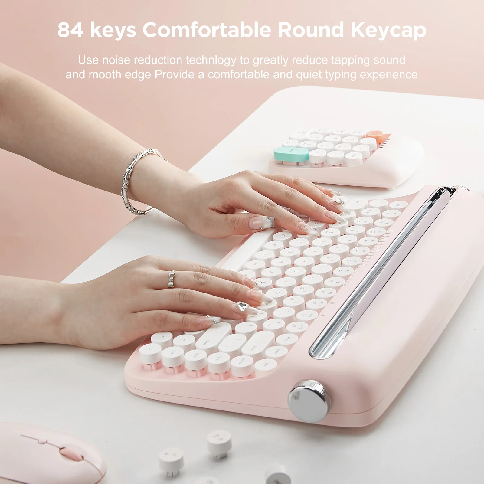 ACTTO レトロミニBluetoothキーボード B303 Actto Retro Mini Bluetooth Multi-Pairing Wireless Keyboard / B303
