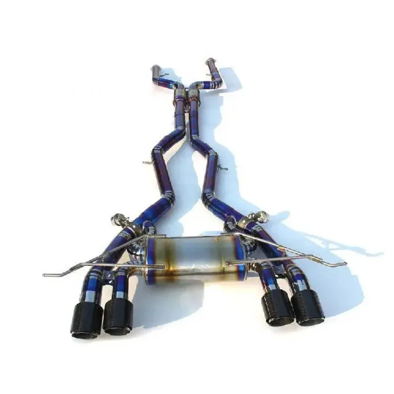 

Factory Hot Selling For M3 G80 M4 G82 Exhaust Muffler Titanium Alloy Racing Catback with Sound Wave Customizle Catback Exhaust