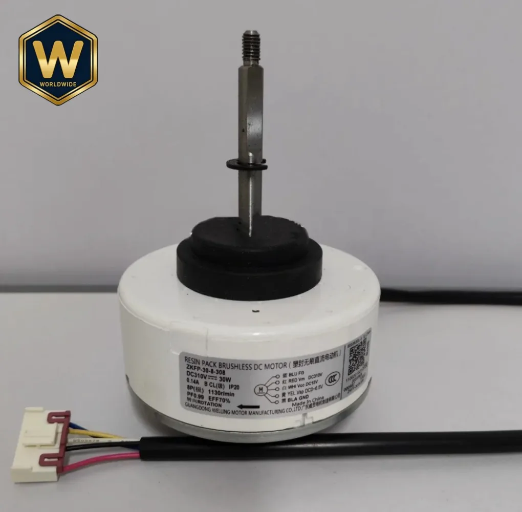 

Вентиляторный двигатель постоянного тока SX ZKFP-30-8-308 для тепловентилятора, вращающийся в сторону вращения вентилятора