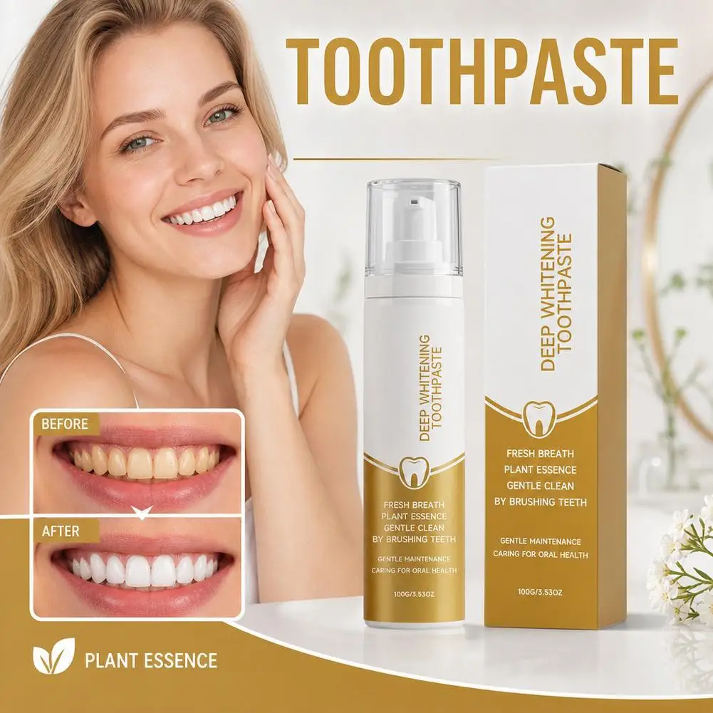 Deep Cleaning Toothpaste Multifunctional Teeth Whitener Refreshing Breath Remove Coffee Tea Stains Toothpaste Oral Care Product