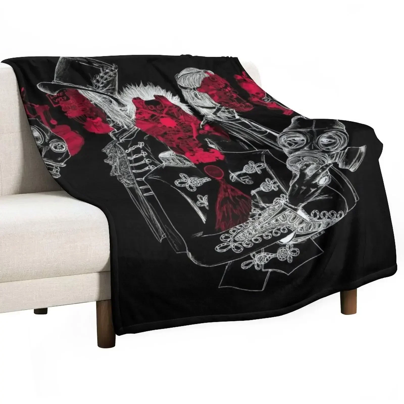 Palaye Royale - Masks and Minds (WHITE) Throw Blanket Extra Large Throw warm winter Blankets