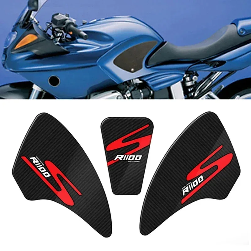 

New for BMW R1100S R 1100 S 1100S 1998-2006 Non-Slip Motorcycle Fuel Tank Pad Side Grip Knee Sticker Protective Pads