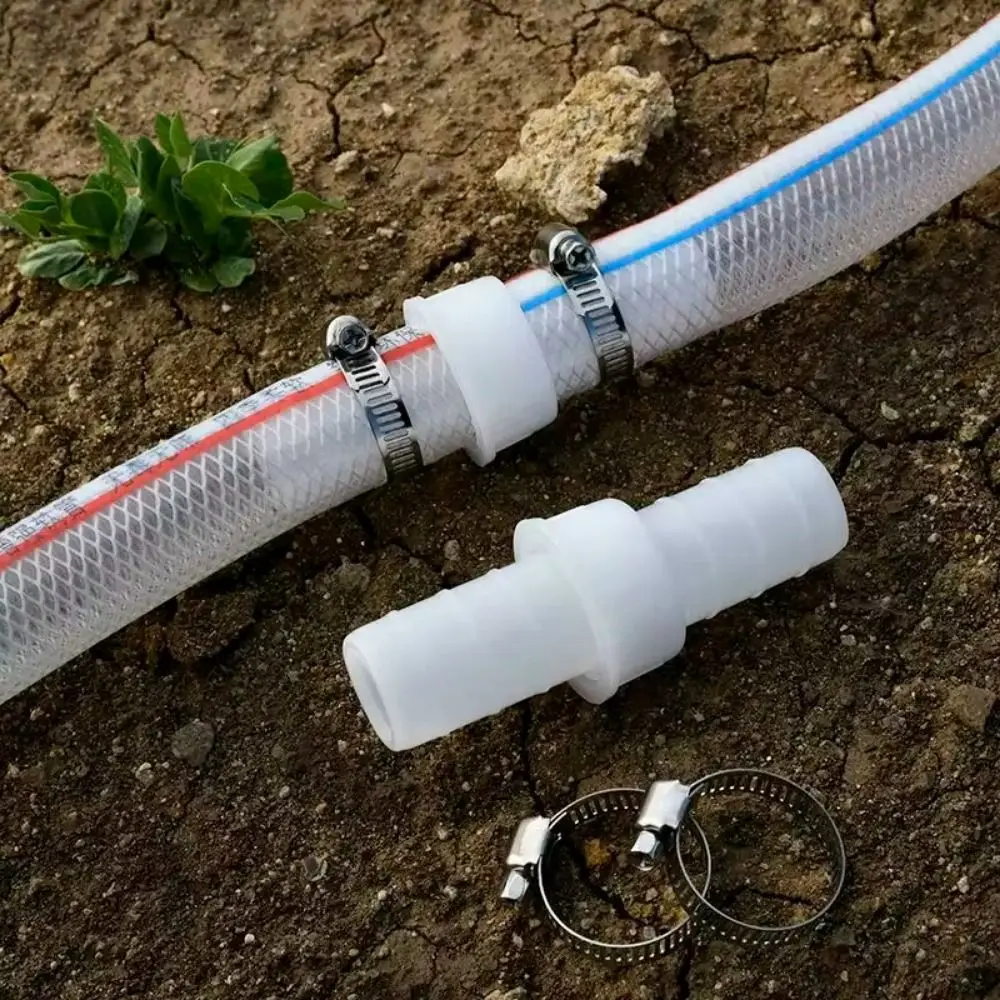 Garden Water Adaptor Hose Valve Fittings Threaded Fitting Plastic Hose Coupling Joint Durable Quick Connector for Garden Tubing