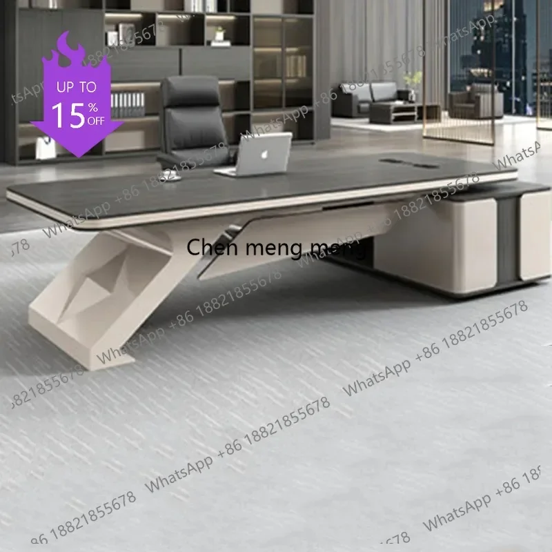 large fashion office desk aesthetic Save space accent nordic creative office desk office desk mesa ordenador salon furniture01A