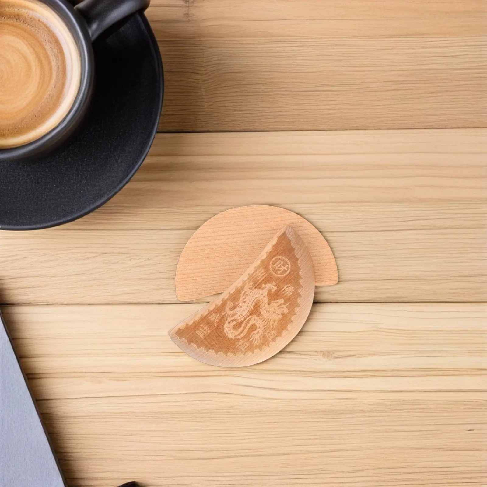 

Пара китайских гадательских чаш с резьбой дракона, винтажные, для духовных практик, домашнего храма, инструмент для предсказаний, ретро-аксессуары для гадания