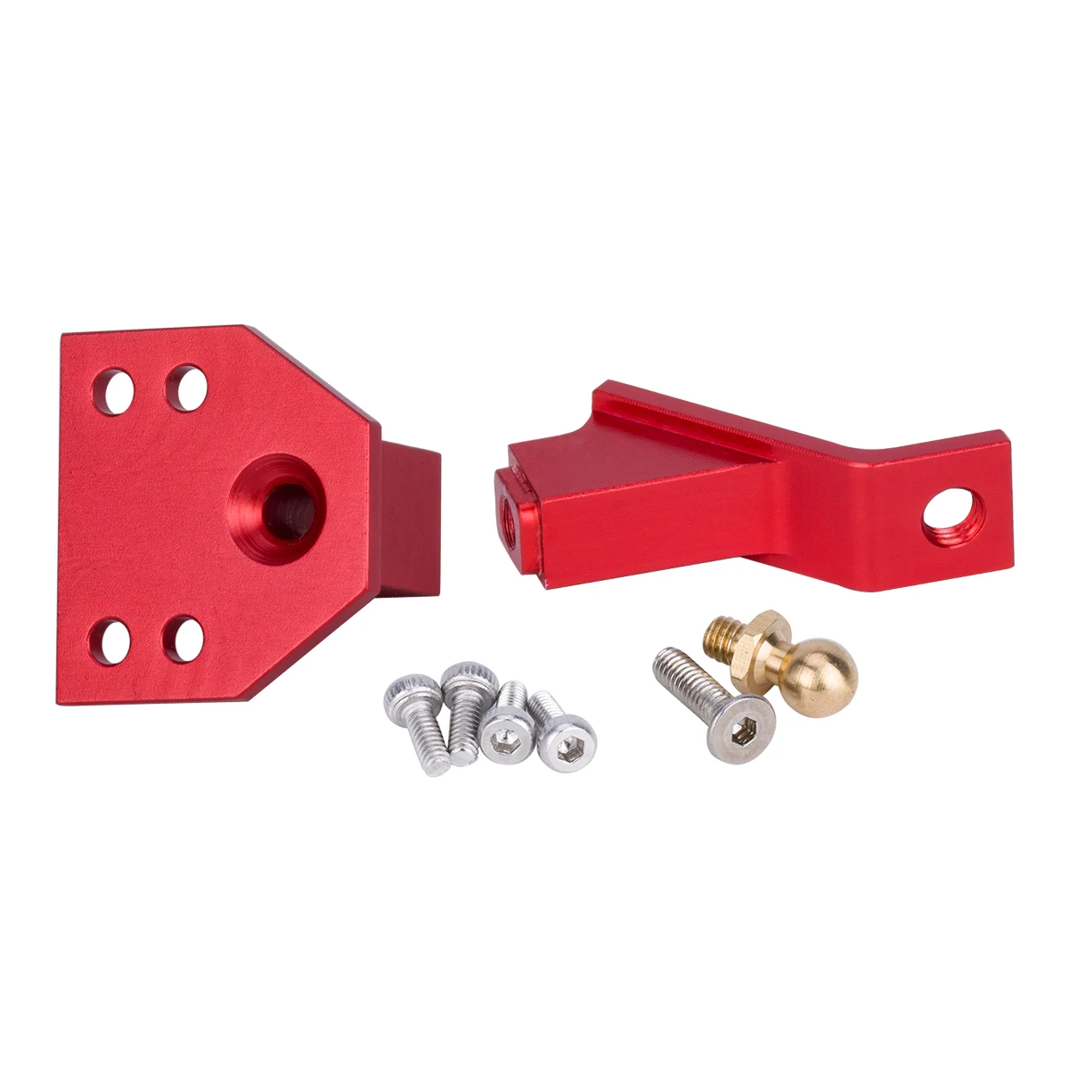 Gancho de remolque de aluminio CNC, receptor de enganche de caída para coche trepador de control remoto 1/10, piezas de mejora D90, 1 Uds.