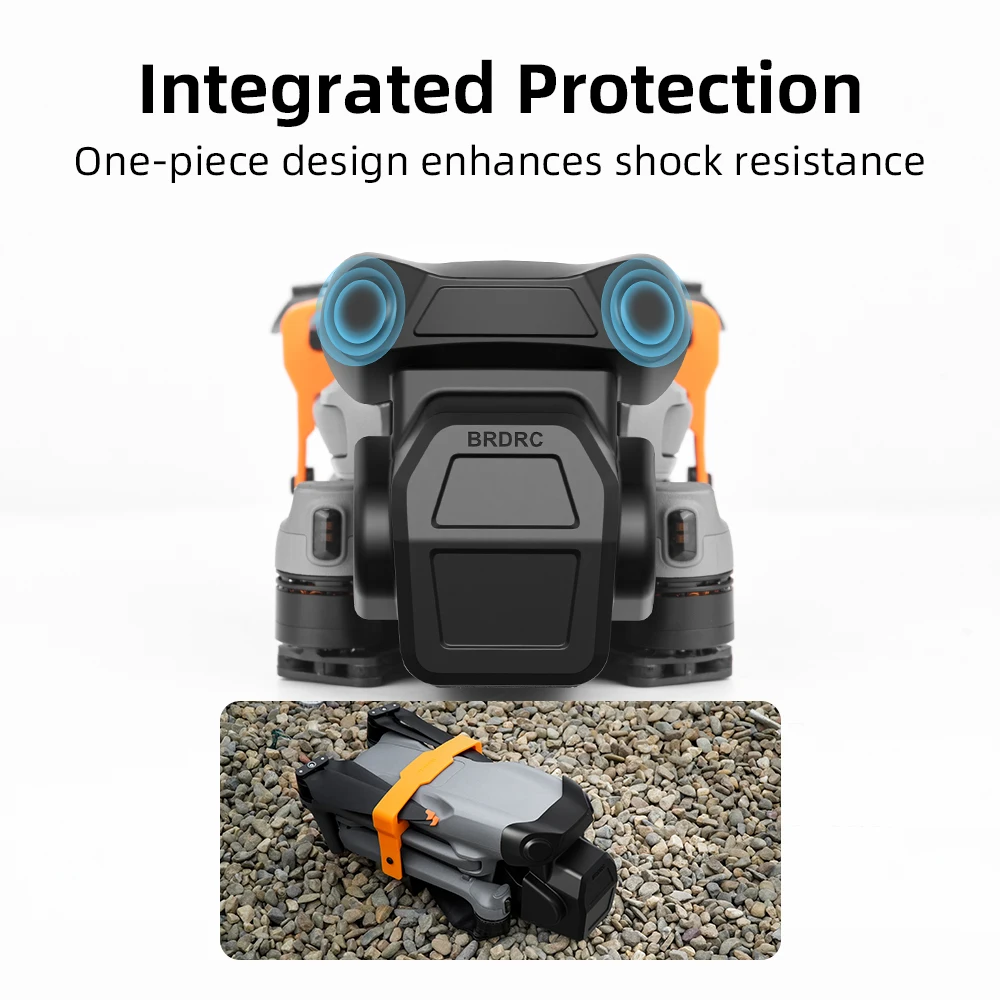 BRDRC Lens Cap For DJI AIR 3S Scratch-proof Protector Gimbal Camera Cover Anti-dust Guard Shell For Air 3S Protective Accessory