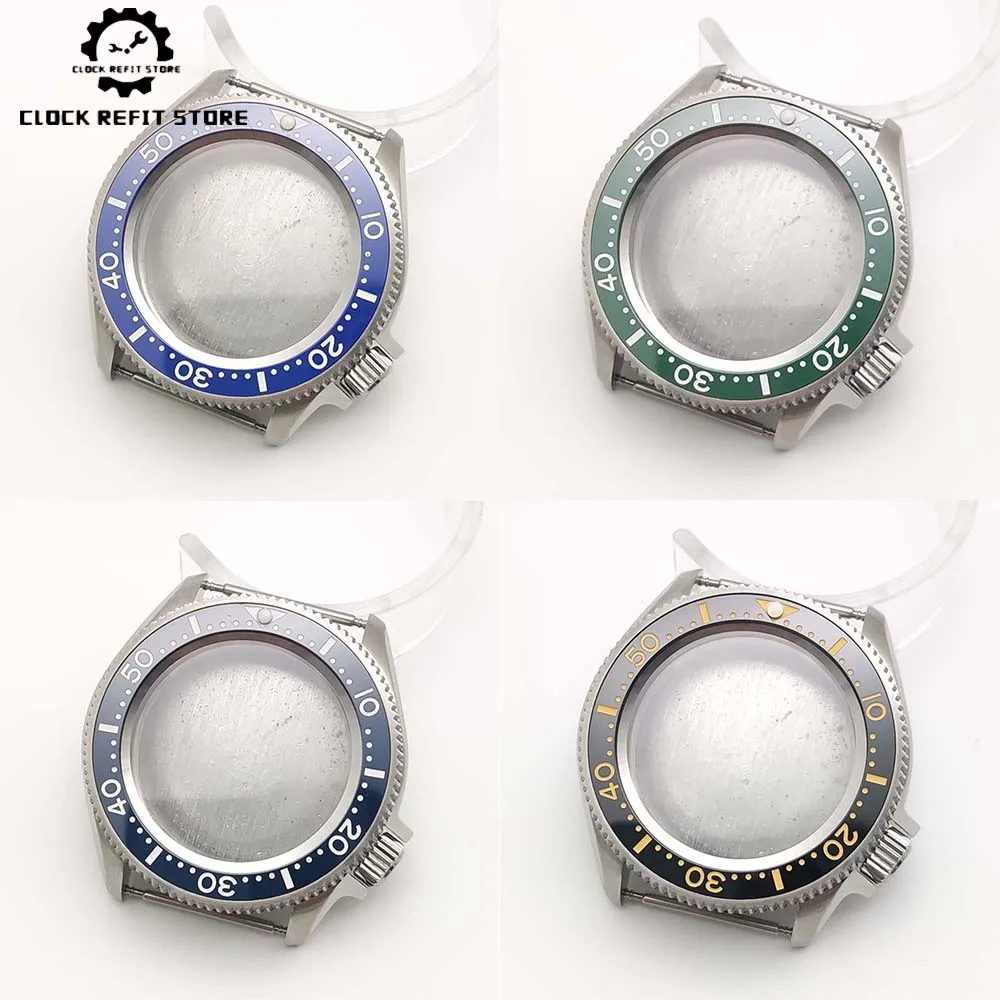 38mm NH35 Men's Watch Case Sapphire Glass Watch Accessories Ceramic Bezel for calibre NH35/34/36/4R/7S Movement