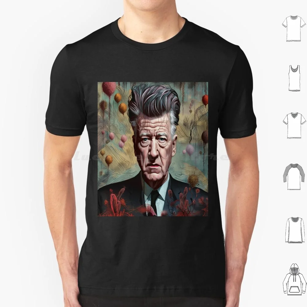 Lynch t camisa 6xl algodão legal t david lynch agente cooper estrarre black lodge dale cooper diretor caminhada de fogo comigo laura