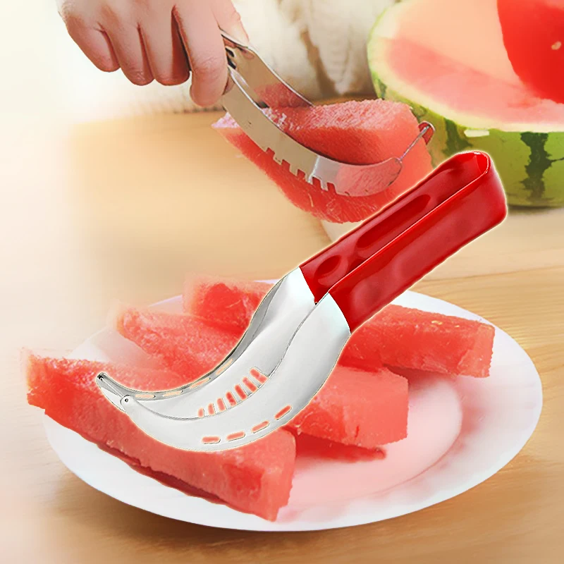 Multifunctional Stainless Steel Watermelon Melon Cutter Windmill Watermelon Slicer Cutter Fruit Divider Kitchen Gadgets